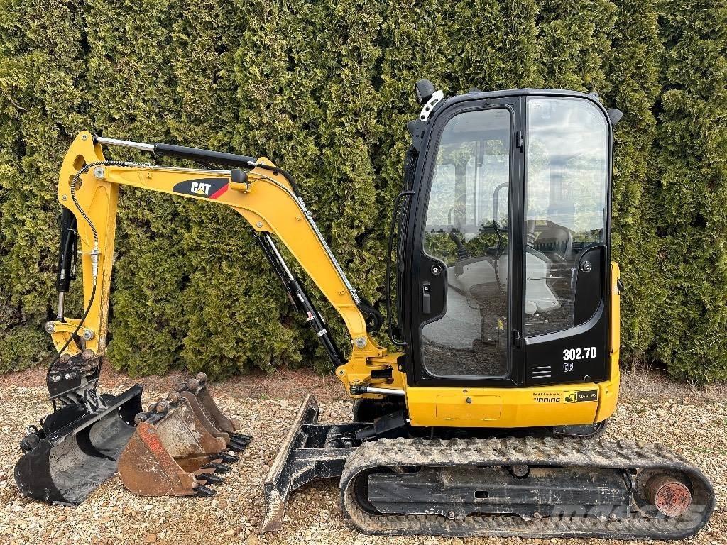 CAT 302.7 D CR Mini ekskavatörler, 7 tona dek