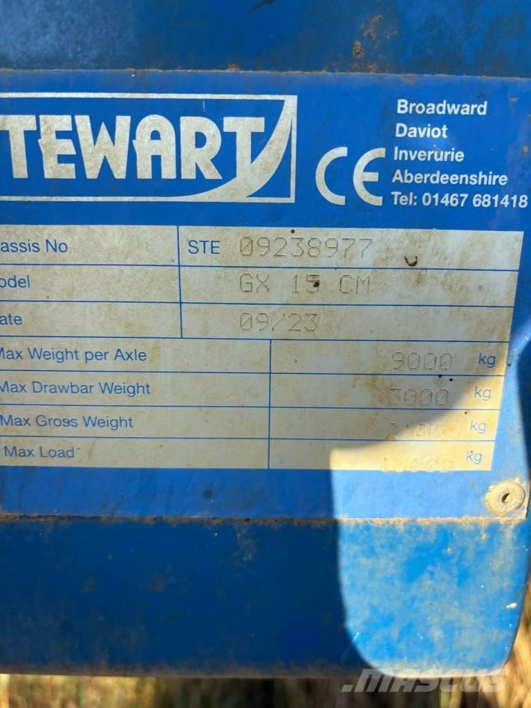 Stewart GX15 CM Hububat/Silaj Römorkları