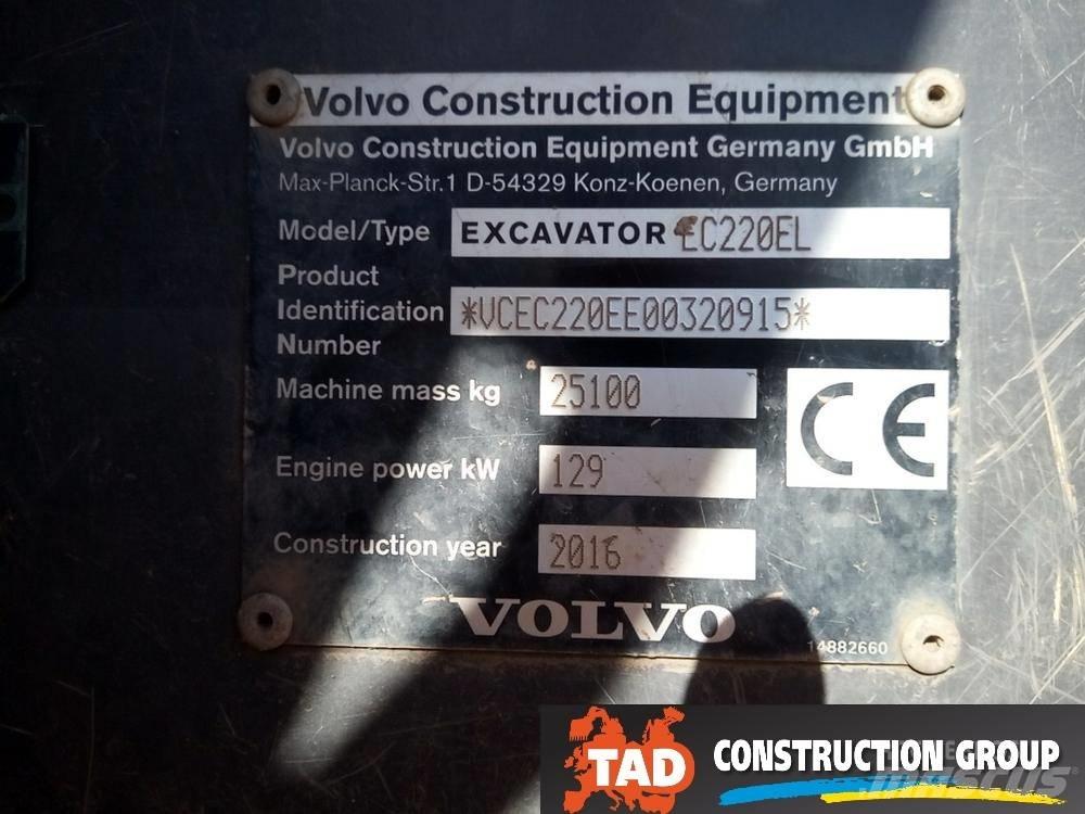 Volvo EC 220 EL Paletli ekskavatörler