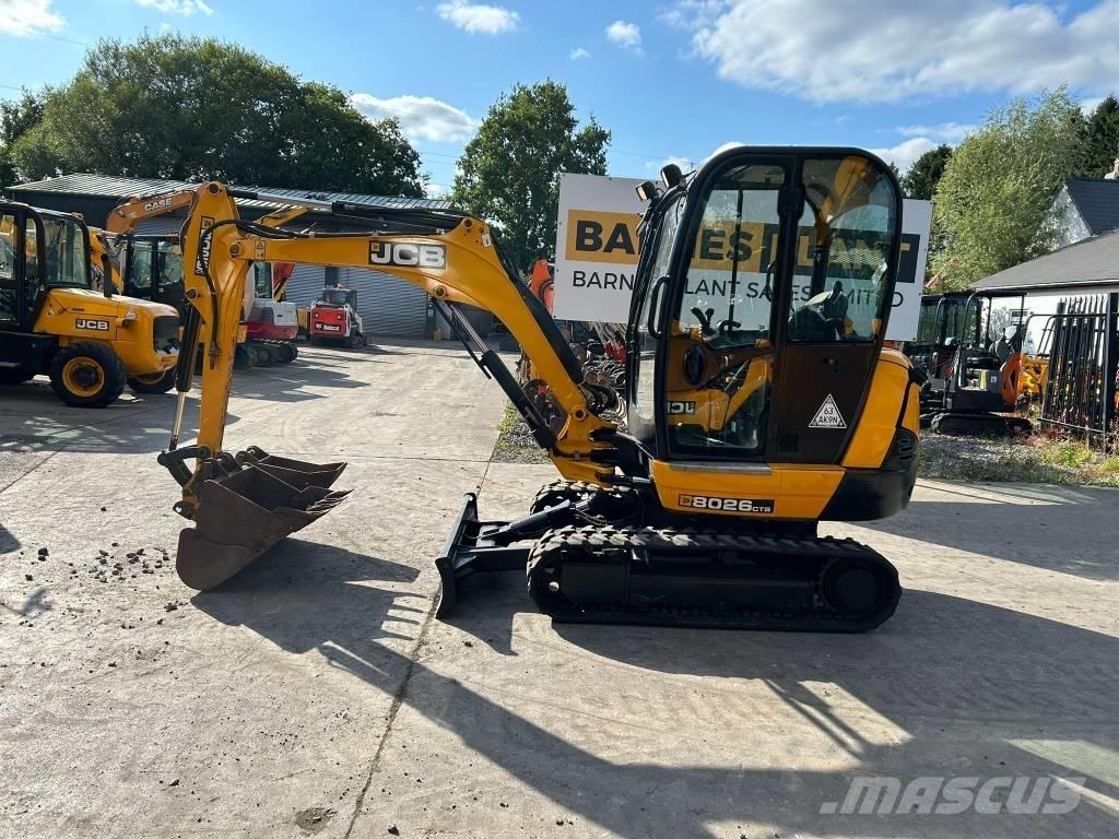JCB 8026 CTS Mini ekskavatörler, 7 tona dek