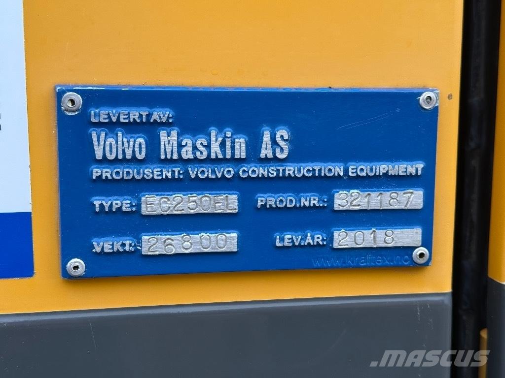 Volvo EC 250 EL Paletli ekskavatörler