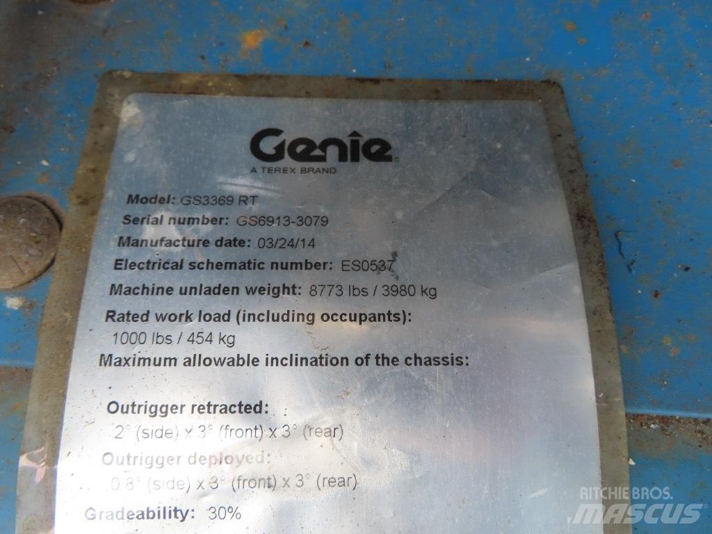 Genie GS 3268 RT Makasli platformlar