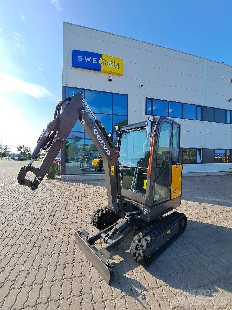 Volvo EC 18 E Mini ekskavatörler, 7 tona dek