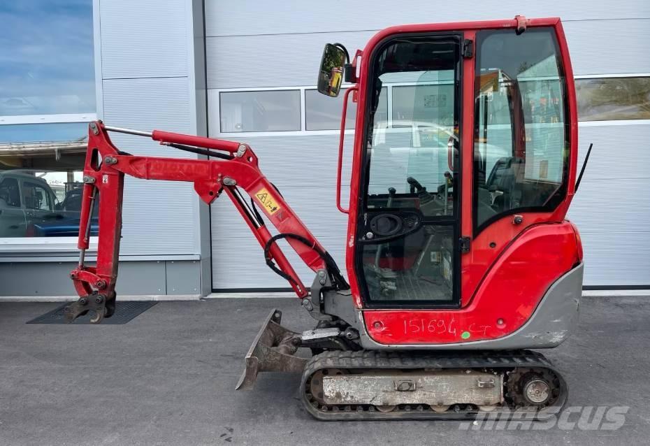 Yanmar SV15 Mini ekskavatörler, 7 tona dek