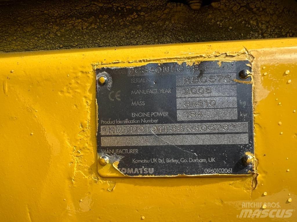 Komatsu PC 350 NLC-8 Paletli ekskavatörler