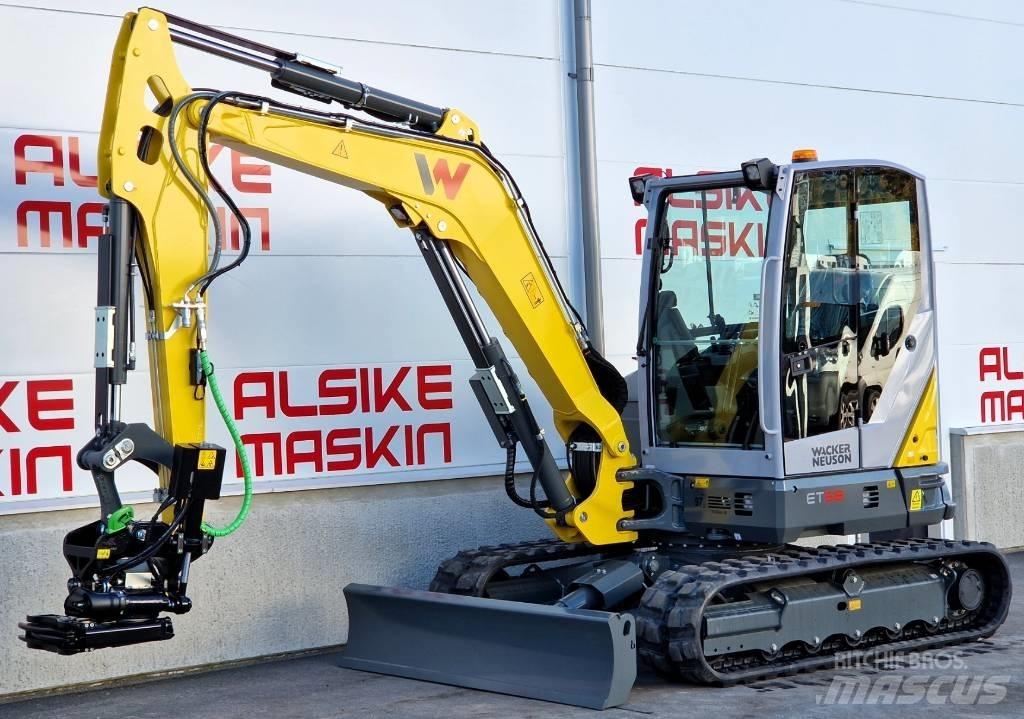 Wacker Neuson ET 58 Mini ekskavatörler, 7 tona dek