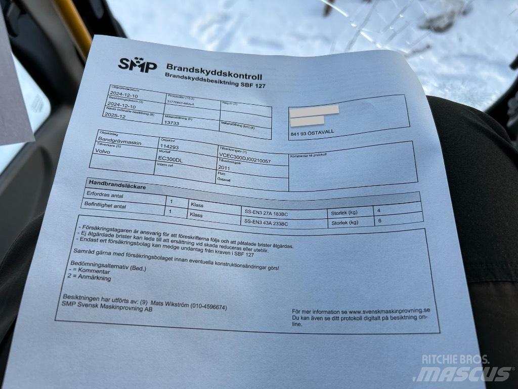 Volvo EC 300 D L Paletli ekskavatörler