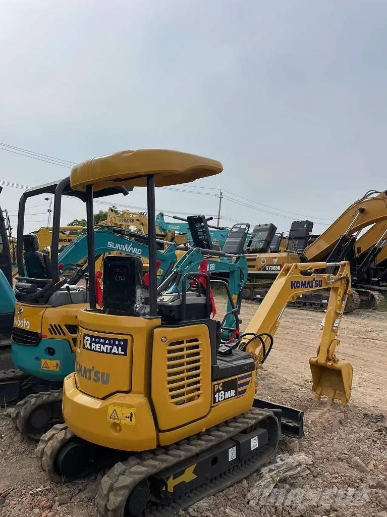Komatsu PC18 Mini ekskavatörler, 7 tona dek