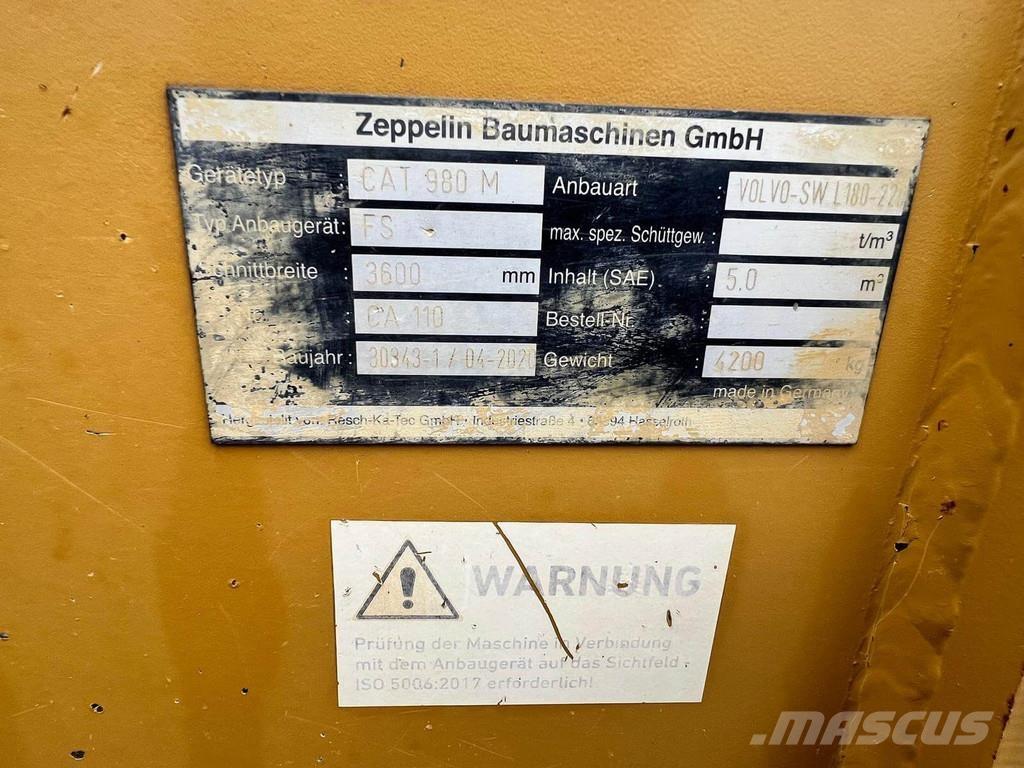 CAT 980M Tekerlekli yükleyiciler