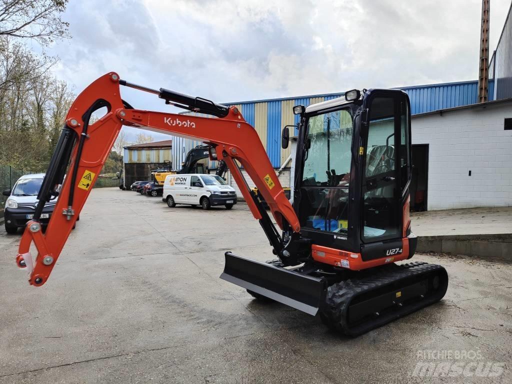 Kubota U 27-4 Mini ekskavatörler, 7 tona dek