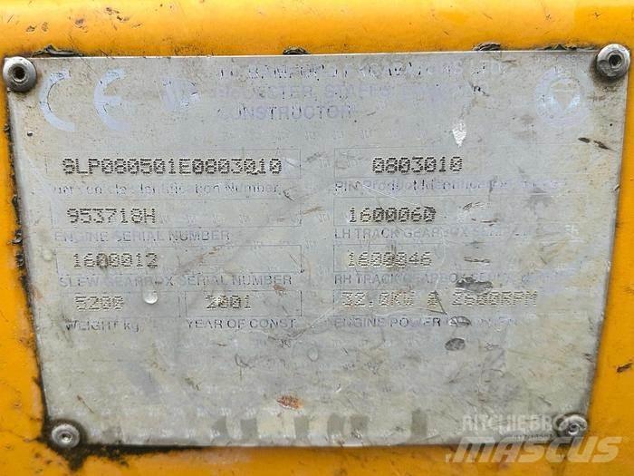 JCB 8052 Mini ekskavatörler, 7 tona dek