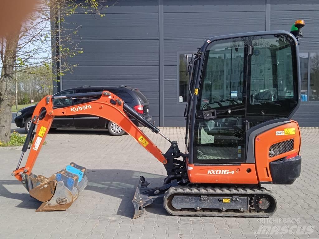 Kubota KX 016-4 Mini ekskavatörler, 7 tona dek