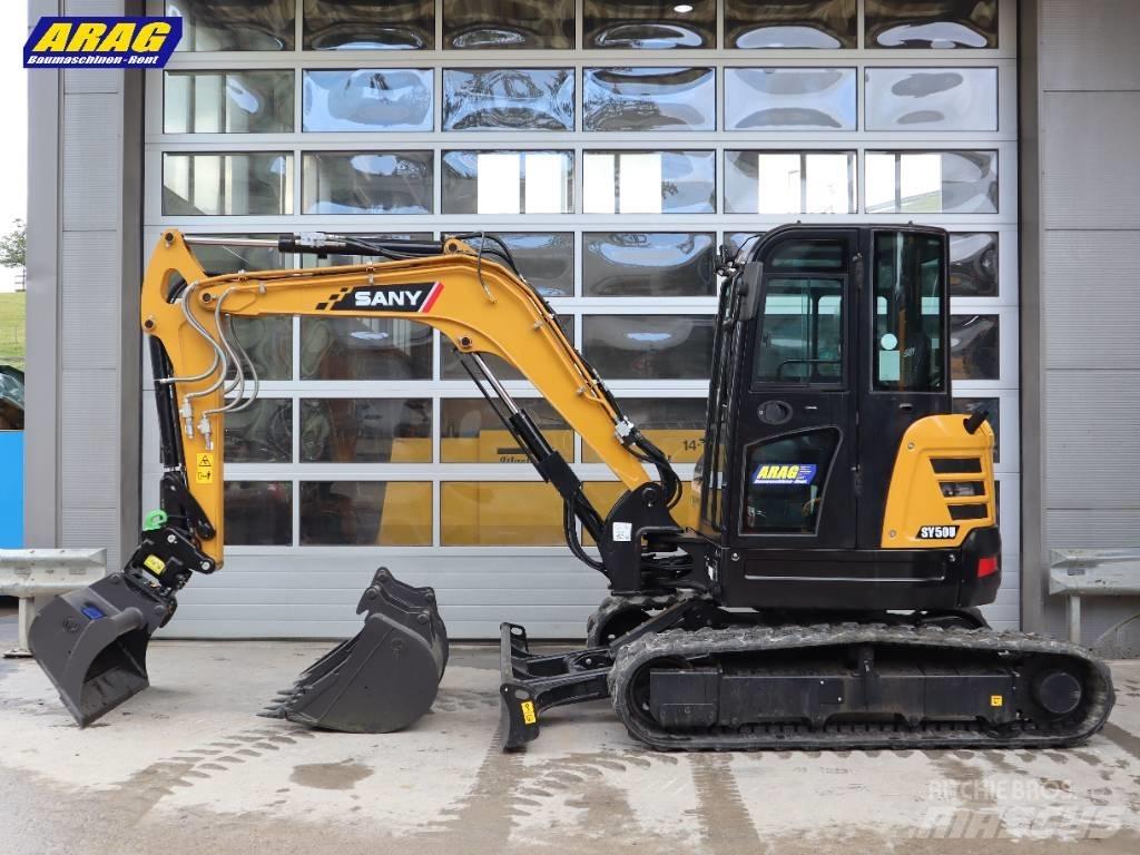 Sany SY 50 U Mini ekskavatörler, 7 tona dek