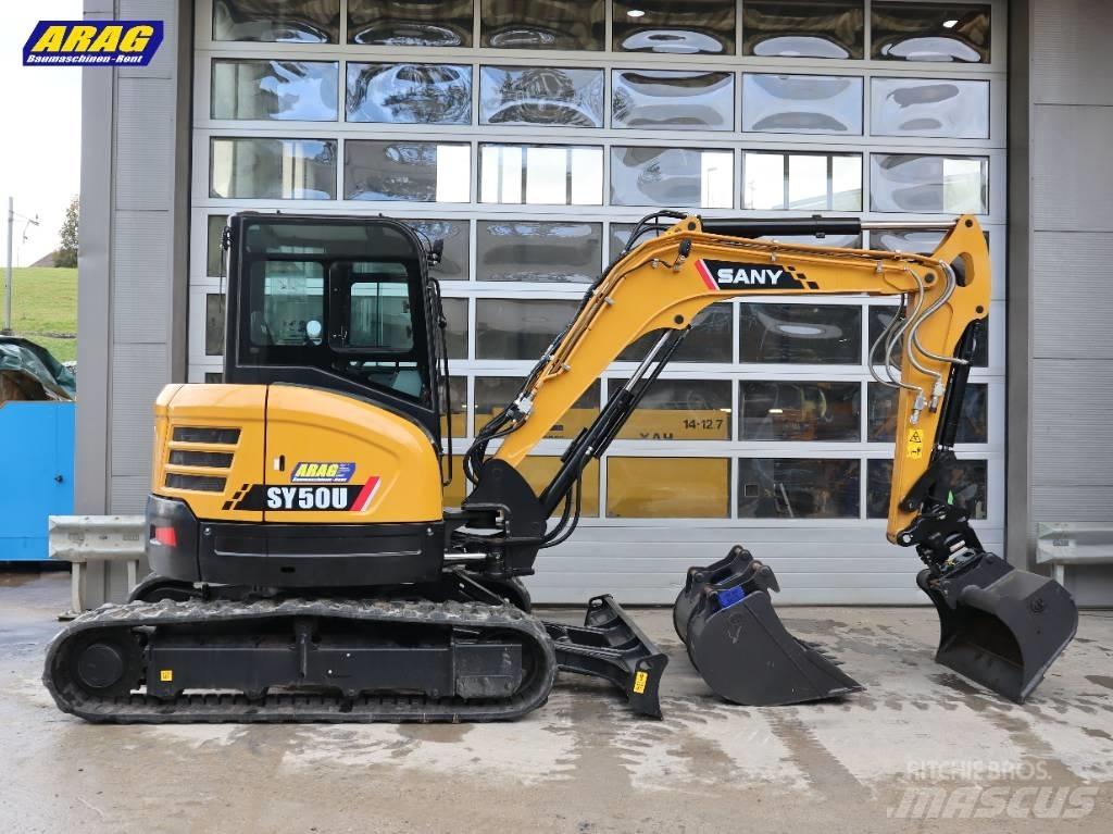 Sany SY 50 U Mini ekskavatörler, 7 tona dek