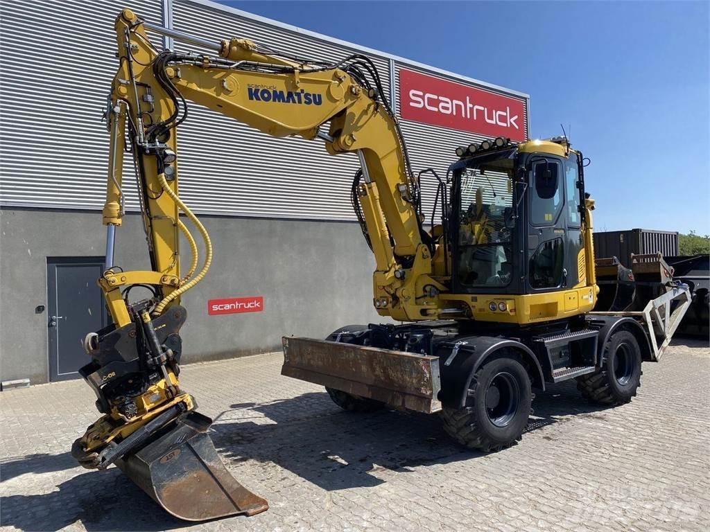 Komatsu PW118MR-11 Lastik tekerli ekskavatörler
