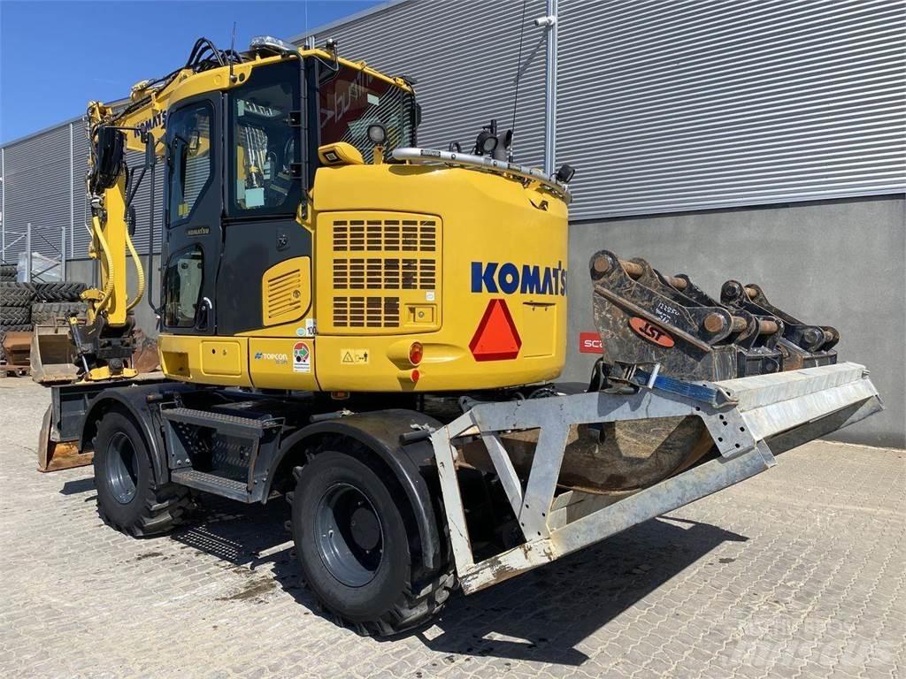 Komatsu PW118MR-11 Lastik tekerli ekskavatörler
