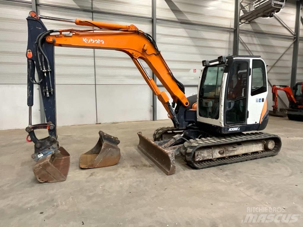 Kubota KX 080-3 Midi ekskavatörler 7 - 12 t