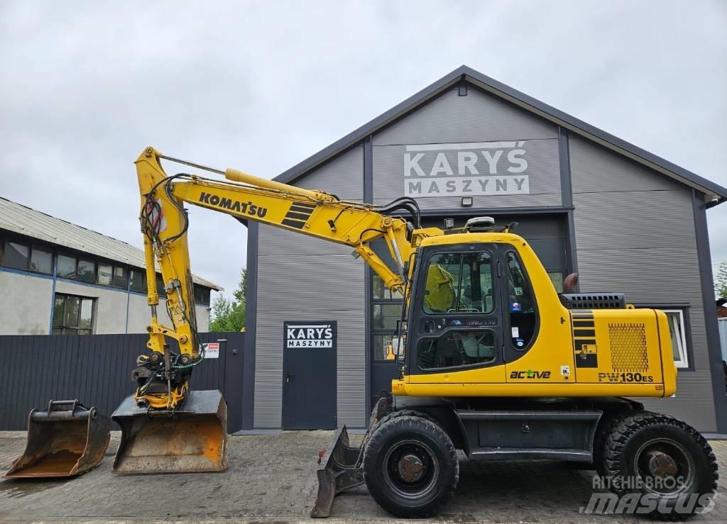 Komatsu PW 130ES-6K Lastik tekerli ekskavatörler