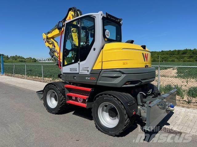 Wacker Neuson EW 100 Lastik tekerli ekskavatörler