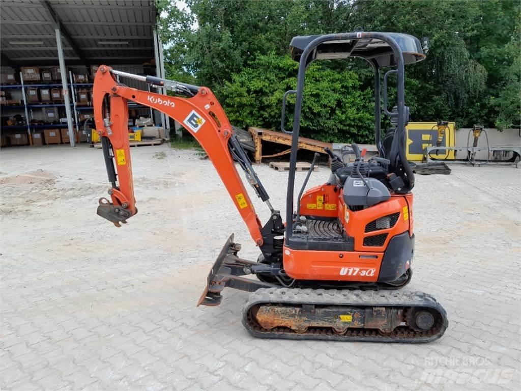 Kubota U17-3 Mini ekskavatörler, 7 tona dek