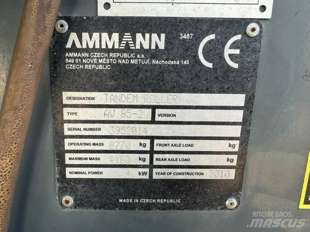 Ammann AV85-2 Tek tamburlu silindirler