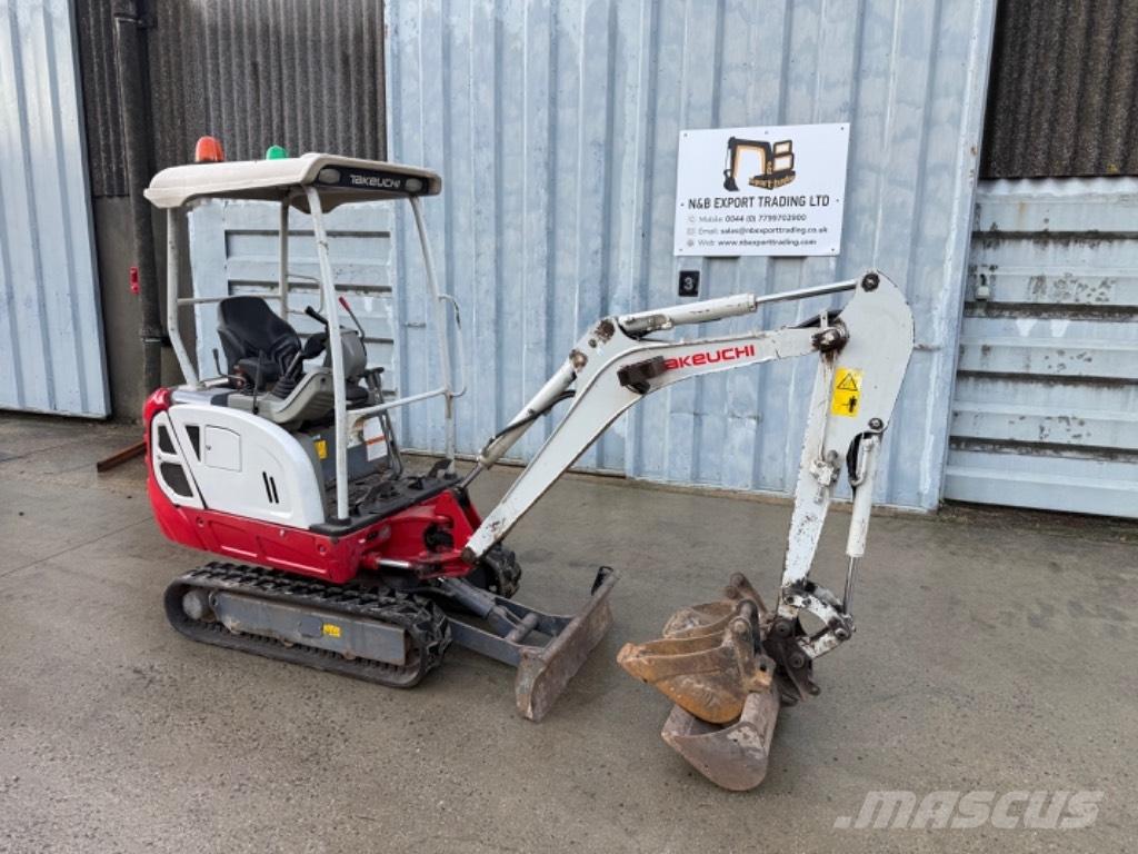 Takeuchi TB 216 Mini ekskavatörler, 7 tona dek