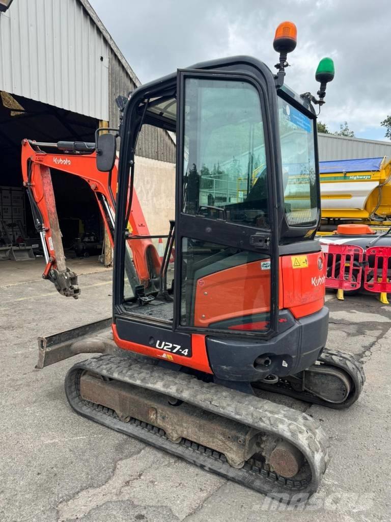Kubota U 27-4 Mini ekskavatörler, 7 tona dek