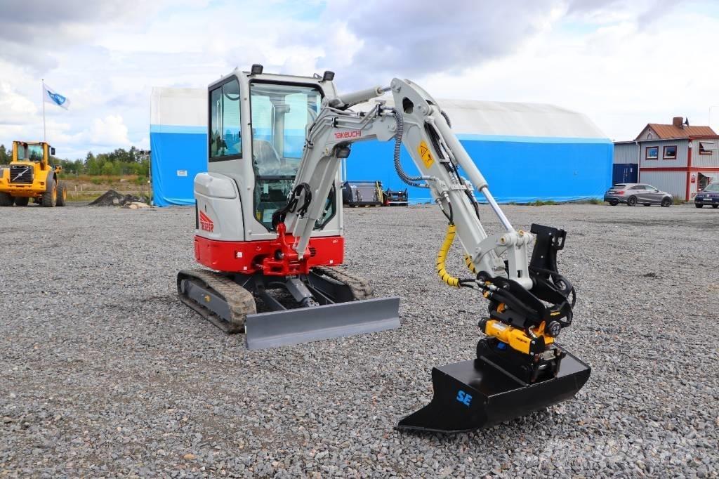 Takeuchi TB325R Mini ekskavatörler, 7 tona dek