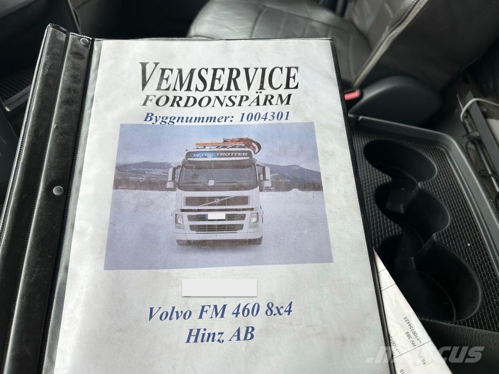 Volvo FM 460 Araç üzeri vinçler