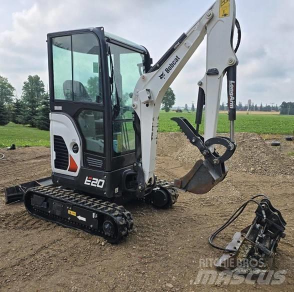 Bobcat E20 Mini ekskavatörler, 7 tona dek