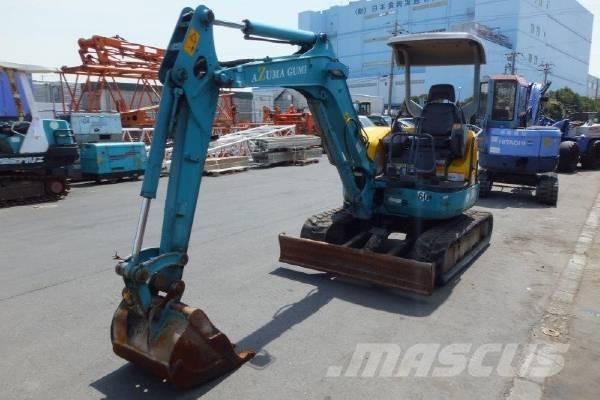 Kubota U-30-3S Mini ekskavatörler, 7 tona dek