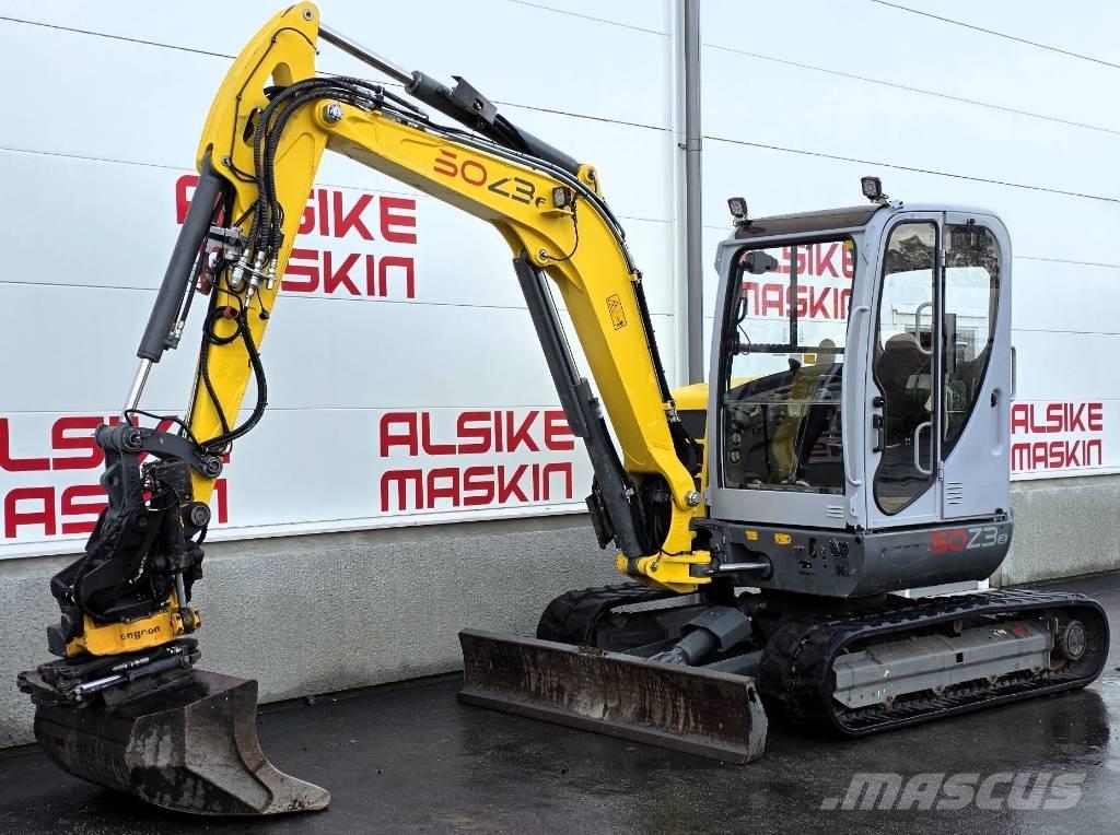 Wacker Neusson 50z3 Mini ekskavatörler, 7 tona dek