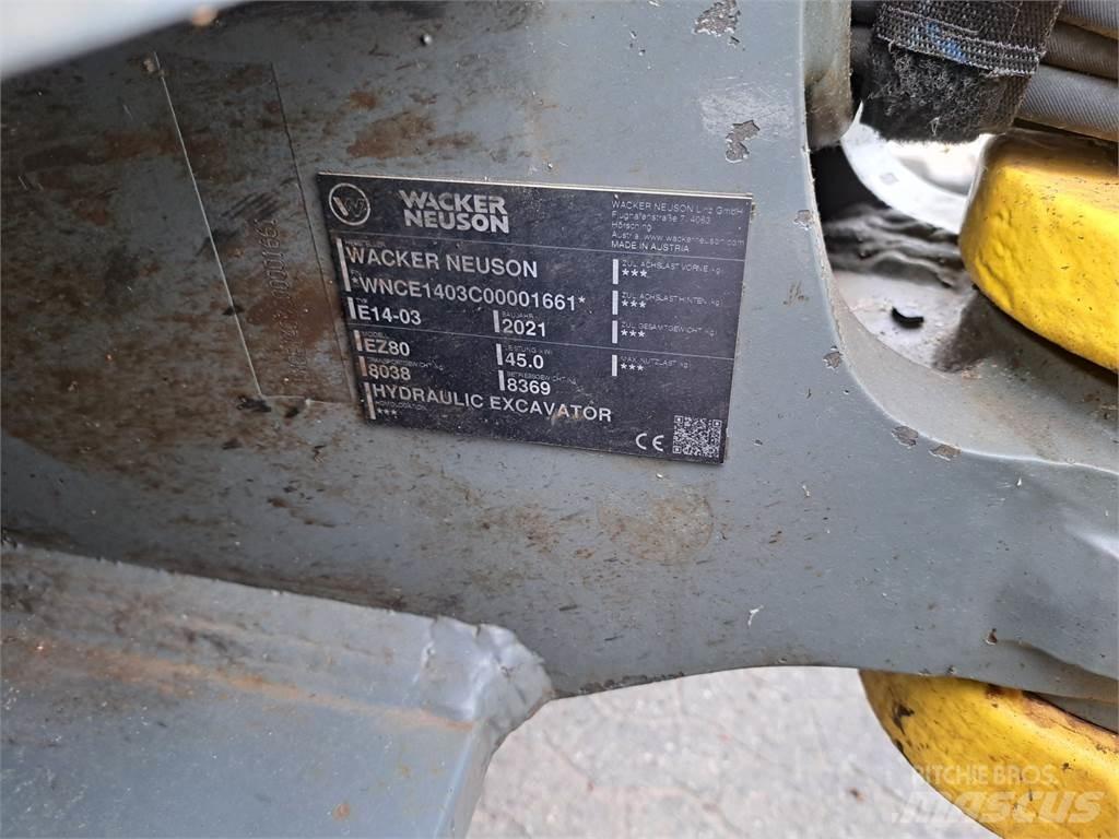 Wacker Neuson EZ80 Paletli ekskavatörler