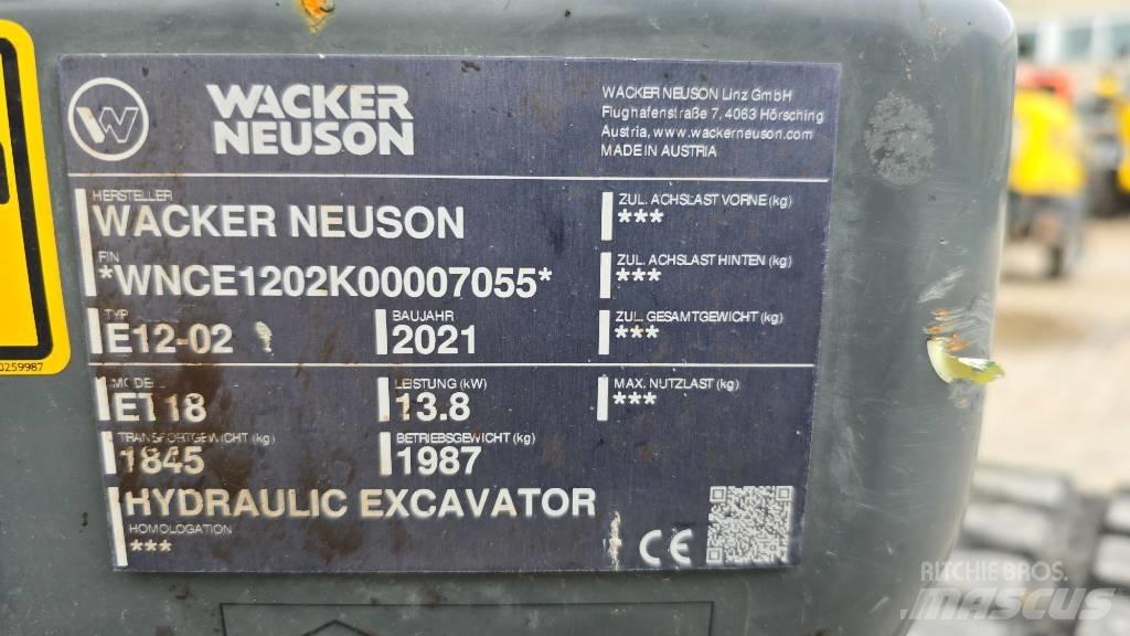 Wacker Neuson ET18 Paletli ekskavatörler