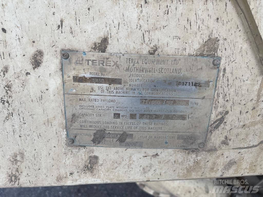 Terex TR 40 Belden kirma kaya kamyonu