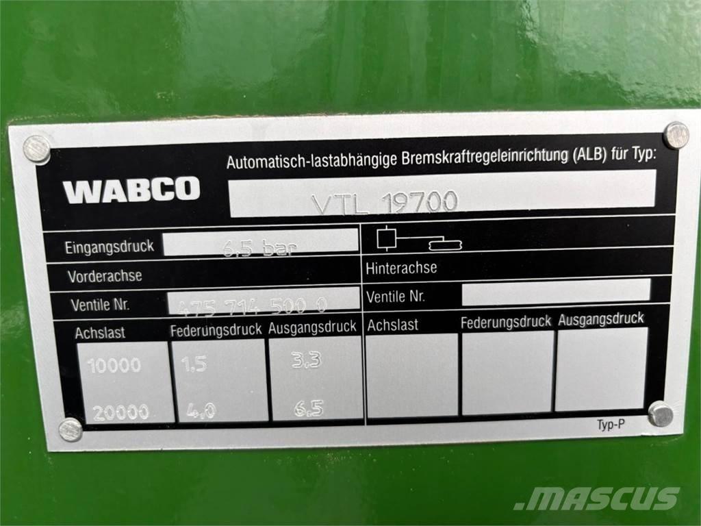 Kotte VT 19.700 Gübre dagitma tankerleri