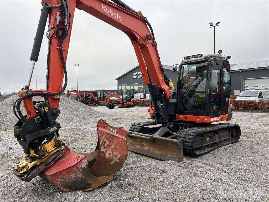 Kubota KX 080-4 Midi ekskavatörler 7 - 12 t