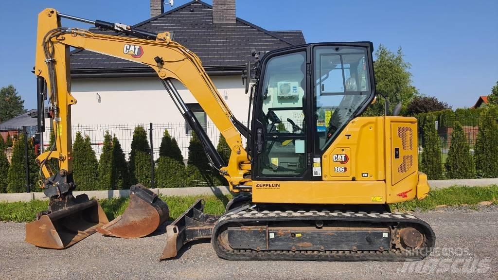 CAT 306 CR 07A Mini ekskavatörler, 7 tona dek