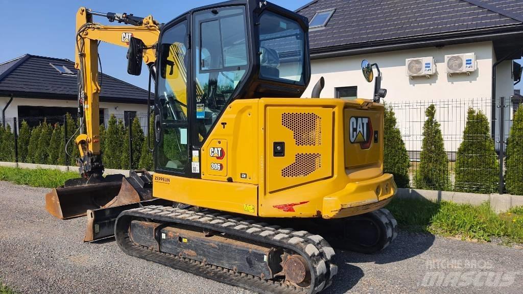 CAT 306 CR 07A Mini ekskavatörler, 7 tona dek