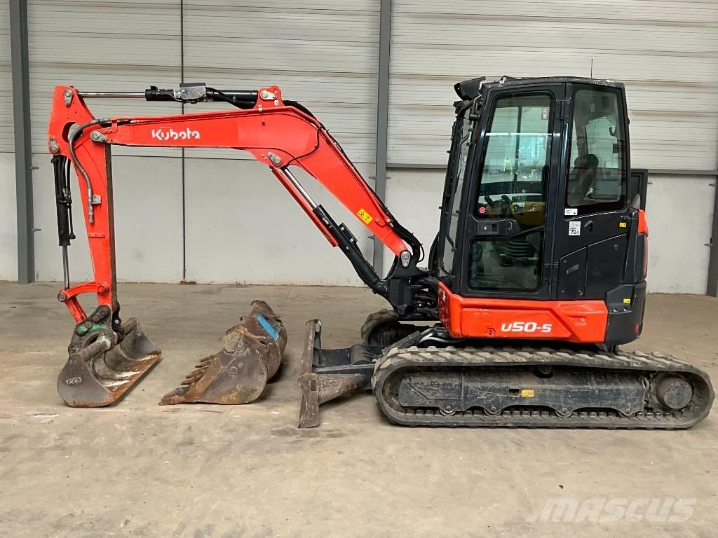 Kubota U 50-5 Mini ekskavatörler, 7 tona dek