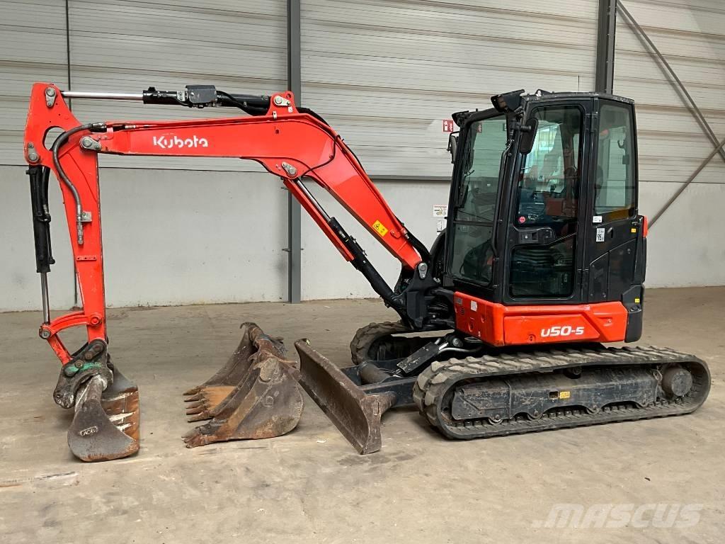 Kubota U 50-5 Mini ekskavatörler, 7 tona dek
