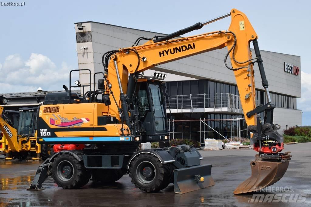 Hyundai HW 160 Lastik tekerli ekskavatörler