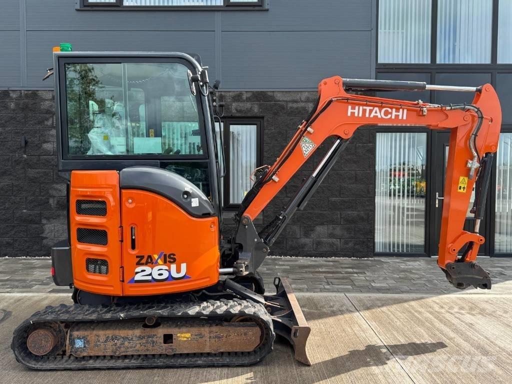 Hitachi ZX 26 U-6 Mini ekskavatörler, 7 tona dek
