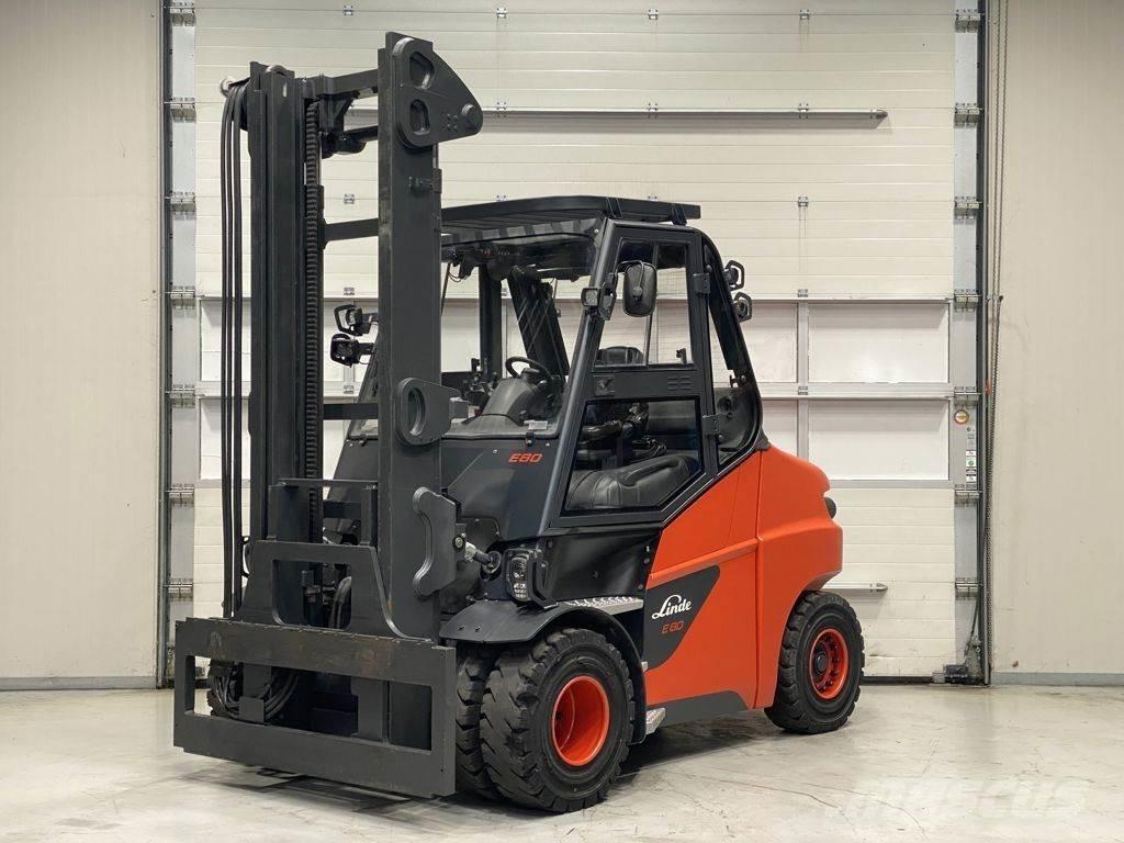 Linde E80-01/900 Elektrikli forkliftler