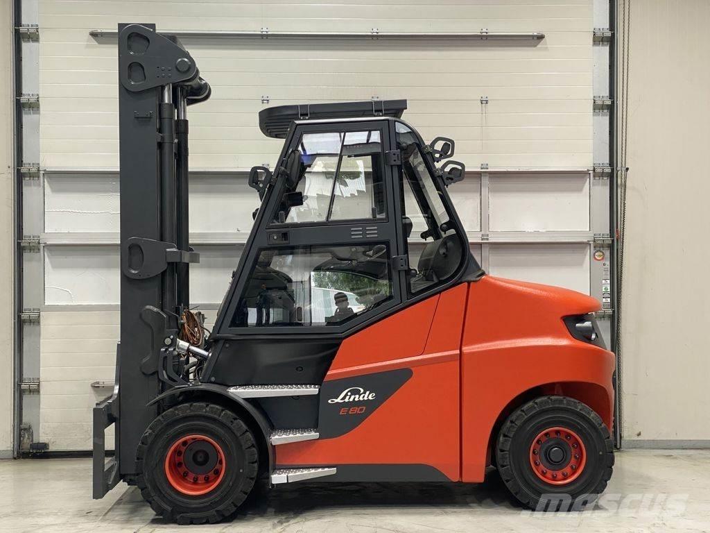 Linde E80-01/900 Elektrikli forkliftler