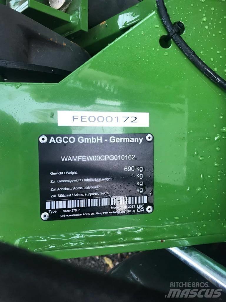 Fendt Slicer 270P Çayir biçme makinalari