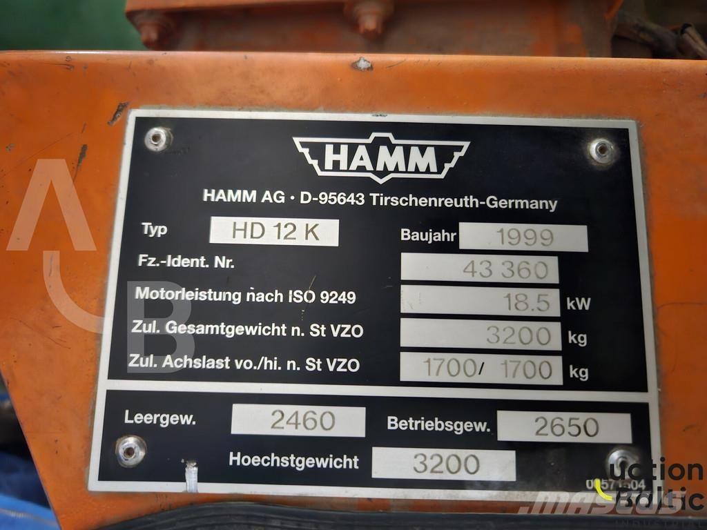 Hamm HD 12 K Diğer silindirler