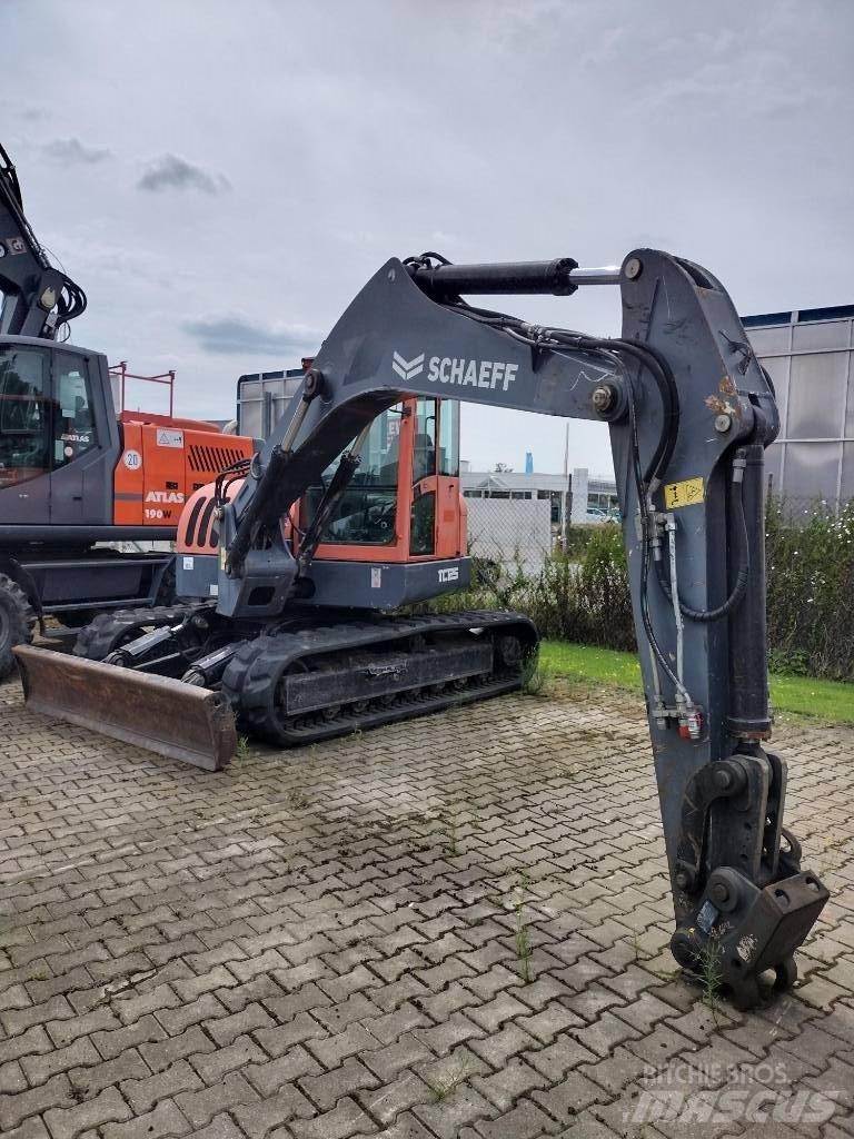 Terex Schaeff TC125 Paletli ekskavatörler