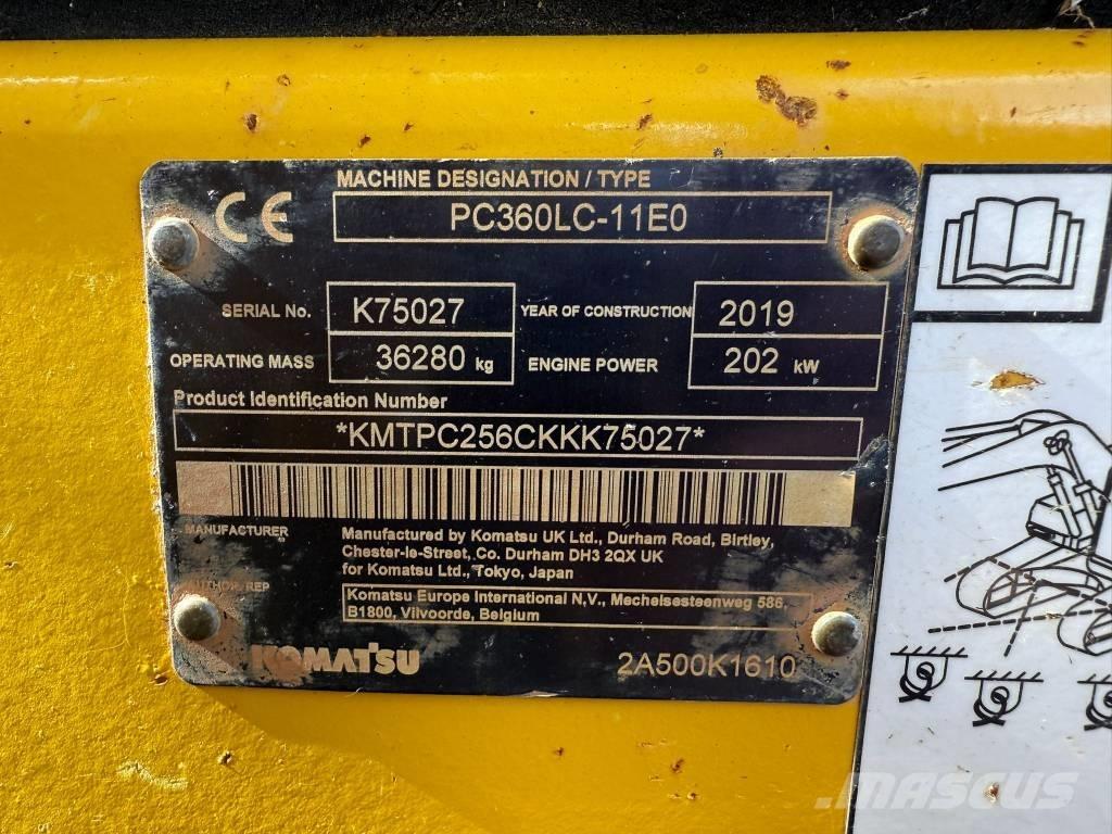 Komatsu PC 360 LC-11 Paletli ekskavatörler