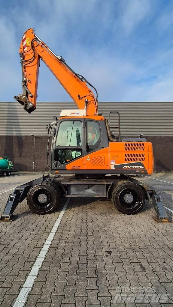 Doosan DX170W-5 Lastik tekerli ekskavatörler